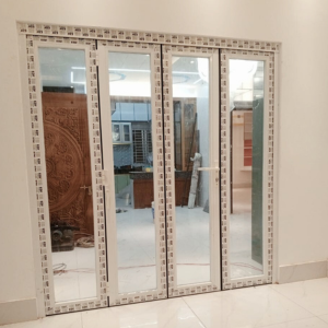 White EDF Model Folding Door