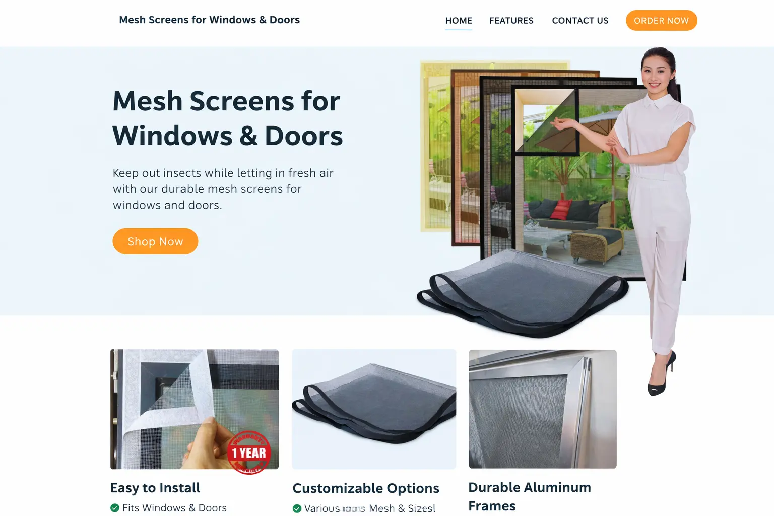 Mosquito Net Windows and Doors in Bangladesh