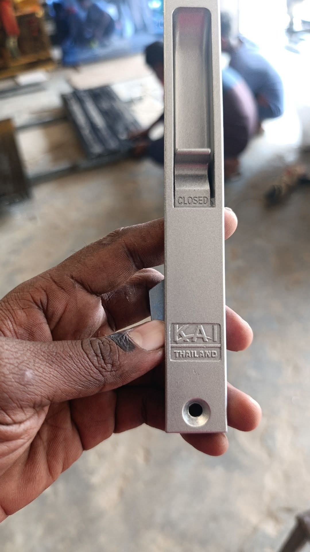 Aluminum sliding door track cleaning and lock fix